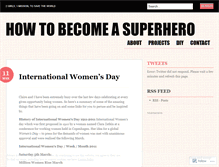 Tablet Screenshot of howtobecomeasuperhero.wordpress.com