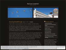 Tablet Screenshot of findyourcreativity.wordpress.com