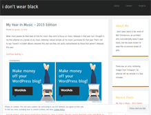 Tablet Screenshot of idontwearblack.wordpress.com