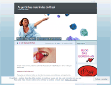 Tablet Screenshot of gordinhaslindas.wordpress.com
