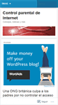 Mobile Screenshot of controlparental.wordpress.com