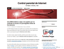 Tablet Screenshot of controlparental.wordpress.com