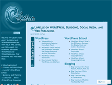 Tablet Screenshot of lorelle.wordpress.com