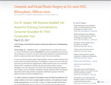 Tablet Screenshot of cosmeticfacialsurgery.wordpress.com