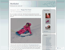 Tablet Screenshot of merknits.wordpress.com