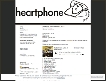 Tablet Screenshot of heartphone.wordpress.com