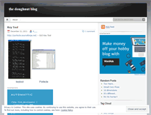 Tablet Screenshot of doughnut.wordpress.com