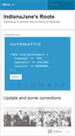 Mobile Screenshot of indianajane.wordpress.com