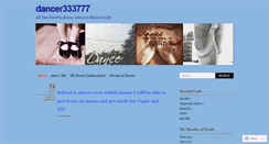 Desktop Screenshot of dancer333777.wordpress.com