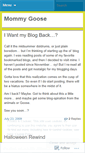 Mobile Screenshot of mommygoose.wordpress.com