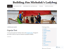 Tablet Screenshot of buildingladybug.wordpress.com