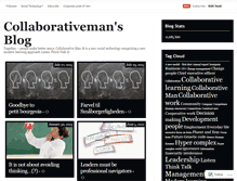 Tablet Screenshot of collaborativeman.wordpress.com