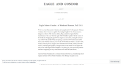 Desktop Screenshot of eagleandcondor.wordpress.com