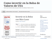 Tablet Screenshot of bolsadevaloresusa.wordpress.com