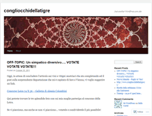 Tablet Screenshot of congliocchidellatigre.wordpress.com