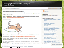 Tablet Screenshot of hondenvriendengroningen.wordpress.com