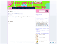Tablet Screenshot of fufllefluffy.wordpress.com