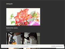 Tablet Screenshot of diefotografin.wordpress.com