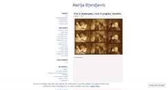 Desktop Screenshot of marijadjordjevic.wordpress.com