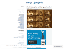 Tablet Screenshot of marijadjordjevic.wordpress.com