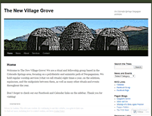 Tablet Screenshot of newvillagegrove.wordpress.com