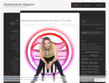 Tablet Screenshot of breakingmusicmagazine.wordpress.com