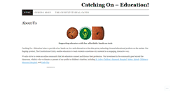 Desktop Screenshot of catchingoneducation.wordpress.com