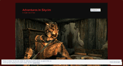 Desktop Screenshot of esskyrim.wordpress.com