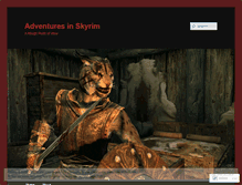 Tablet Screenshot of esskyrim.wordpress.com