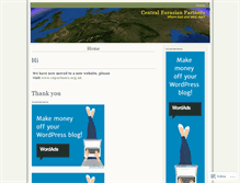Tablet Screenshot of cepartners.wordpress.com