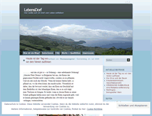 Tablet Screenshot of lebensdorf.wordpress.com
