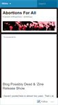Mobile Screenshot of abortionsforall.wordpress.com
