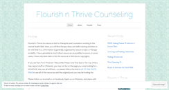 Desktop Screenshot of flourishnthrive.wordpress.com