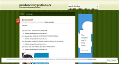 Desktop Screenshot of produccionygestionucc.wordpress.com