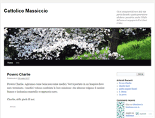 Tablet Screenshot of cattolicomassiccio.wordpress.com