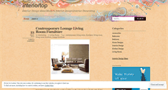 Desktop Screenshot of interiortop.wordpress.com