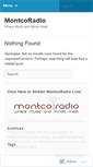 Mobile Screenshot of montcoradio.wordpress.com