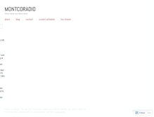 Tablet Screenshot of montcoradio.wordpress.com