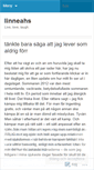 Mobile Screenshot of linneahs.wordpress.com