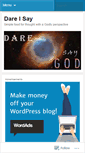 Mobile Screenshot of dareisay.wordpress.com