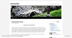 Desktop Screenshot of harununler.wordpress.com
