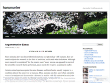 Tablet Screenshot of harununler.wordpress.com