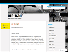 Tablet Screenshot of burlesque72.wordpress.com