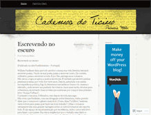 Tablet Screenshot of cadernosdoticino.wordpress.com