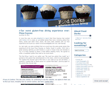 Tablet Screenshot of fooddorks.wordpress.com