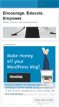 Mobile Screenshot of encourageeducateempower.wordpress.com