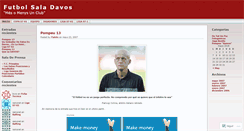 Desktop Screenshot of davosfutbolsala.wordpress.com