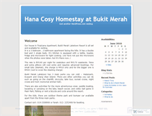 Tablet Screenshot of hanahomestay.wordpress.com