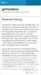 Mobile Screenshot of girlnextdoorfinance.wordpress.com