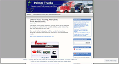 Desktop Screenshot of palmertrucks.wordpress.com